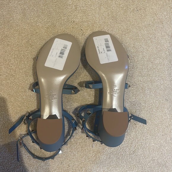 NEW WITH TAGS Valentino Rockstud Caged Leather 60 mm City Sandal SIZE 10